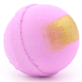 16x Bombe de Bain Jumbo - Pink Charlotte - Demi Icosaèdre - Demi Ronde