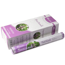 6x Encens Aromatika Sans Charbon - Patchouli (format hexagonal)