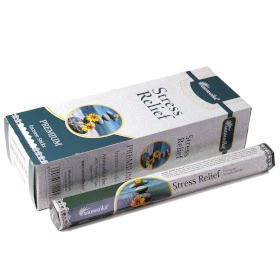 6x Encens Aromatika Sans Charbon - Soulagement du Stress (format hexagonal)