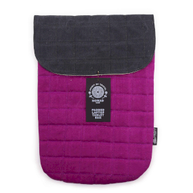 Pochette Rembourrée pour Ordinateur Portable - Brume Violette - Toile Délavée 14 oz