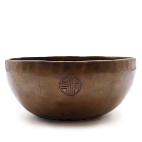 Bol Chantant Indien Extra Large Phase de Lune - (environ 1500 g) - 22 cm
