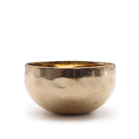 Petit Bol Chantant Fait Main en Métal à Cloche Brillante (environ 550 g) -13 cm