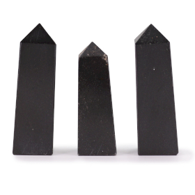 3x Pointes Obélisques en Pierre Gemme - Tourmaline