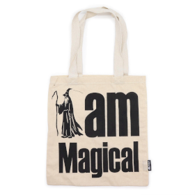 10x Sac Tote Bag Basique Iconic  - I am Magical - Naturel 4oz
