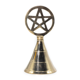 4x Cloche d\'Autel en Laiton - Pentagramme