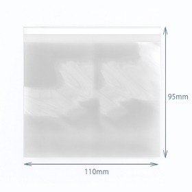 500x Sacs Poly-Prop 110x95mm refermables (500)
