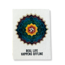 Grand Carnet Lokta Inspiration  – « Real Life » – avec Marque-page