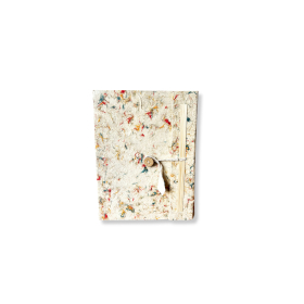 Mini Carnet Lokta en Coton aux Couleurs Mélangées