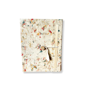 Carnet Moyen Lokta en Coton aux Couleurs Mélangées