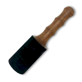 Bâton en Bois - 18x4cm - Poignée double courbe (Ringer)