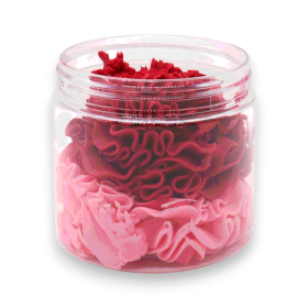 4x Savon Fouetté Framboise Glacée 120g - Marque Blanche