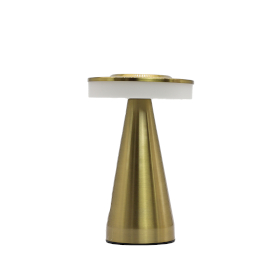 Lampe Tactile - Tige Haute en Cuivre - USB (C) - Rechargeable (400 watts)