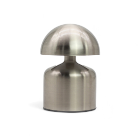 Lampe Tactile - Dôme Champignon Argenté - USB (C) - Rechargeable (400 watts)