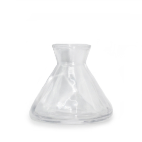 6x Flacon Diffuseur de Roseaux Alhamist de 250 ml (sans bouchon) - Transparent