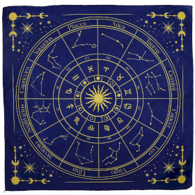Tapis De Lecture De Tarot – Zodiaque (75x75 cm)
