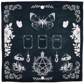 Tapis De Lecture De Tarot – Sorcière Ancienne (75x75 cm)