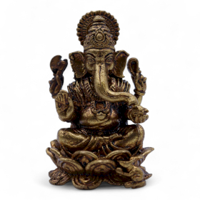 4x Dieux Miniatures En Laiton – Ganesha (52 G) – 49 Mm