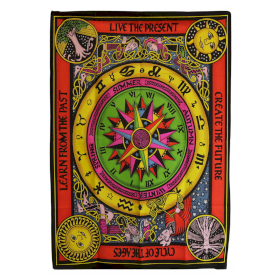 Art Mural En Coton (70x110cm) - Cercle De La Vie