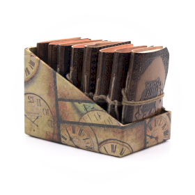 8x Carnets En Cuir Ésotériques Assortis - Petits, 4x3