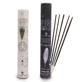 4x Encens de Sort de Sorcière Ancien - Prospérité - Pendule en Aventurine