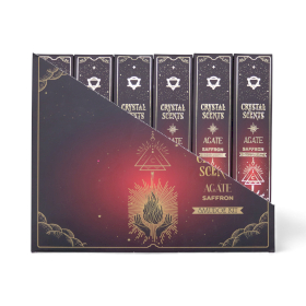 12x Encens de Purification à l’Agate Rouge – Safran