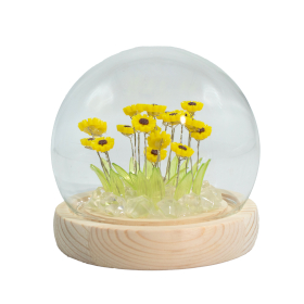Dôme Lumineux Floral – 20 Tournesols – LED USB