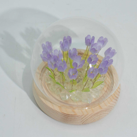 Dôme Lumineux Floral – 20 Tulipes – LED USB