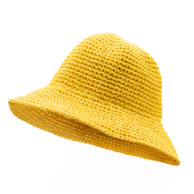 Chapeau De Soleil En Paille – Jaune