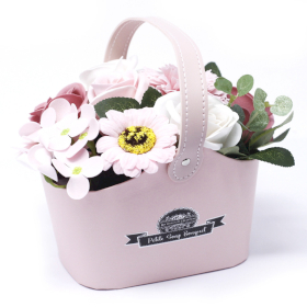 Bouquet Petit Panier- Rose