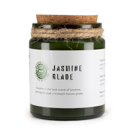 Bougie En Cire de Soja Avec Mèche en Bois – Clairière au Jasmin