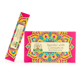 12x Encens Masala Namaste Mandala – Santal & Cannelle