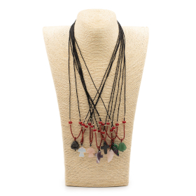 8x Colliers Cordon avec Pendentifs en Pierre – Collection Spirituelle (assortie)