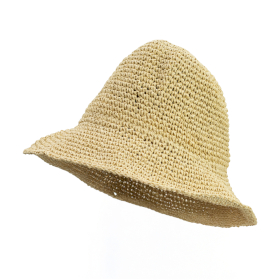 Chapeau De Soleil En Paille – Beige Naturel