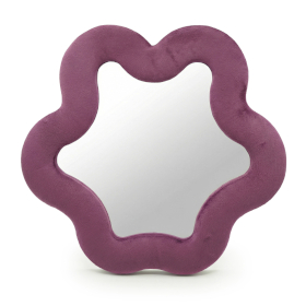 Miroir Souple Ondulé – Étoile – Mauve – 33x23,1x2,3 cm