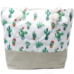 Sac Classique à Corde - Mini Cactus