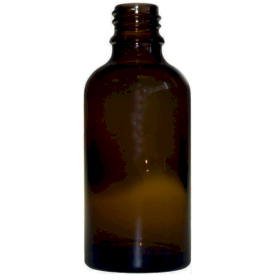 70x Bouteilles ambrées 100 ml givrées