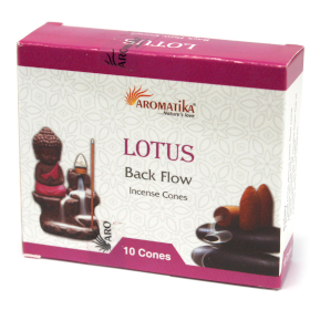 12x Cônes Fontaine à Encens Aromatika - Lotus