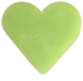 100x Coeur de Savon (appox 100) Thé Vert