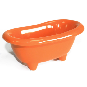 4x Mini bain en céramique - Orange