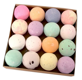 16x Boules de bain Jumbo - 180g Mix surprise de boules de bain