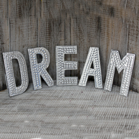 5x Petites Lettres Aluminium - DREAM