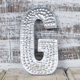 4x Petites Lettres en Aluminium – G