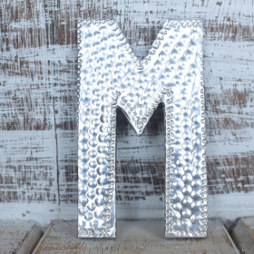 4x Petites Lettres en aluminium - M