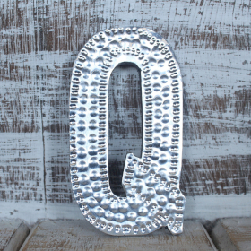 4x Petites Lettres en Aluminium - Q