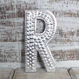 4x Petites Lettres en Aluminium – R
