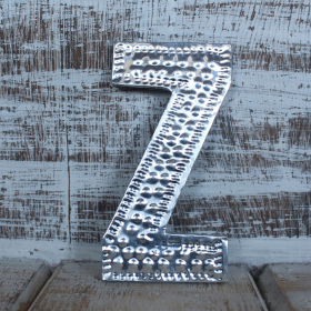 4x Petites Lettres en Aluminium - Z