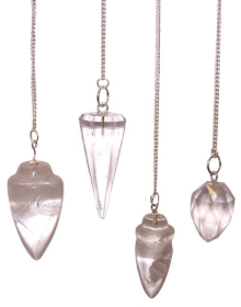 3x GemPierre Pendule magique - Cristal de Roche