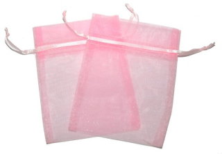 30x Sachets Organza - Rose