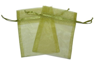 30x Sachets Organza - Vert