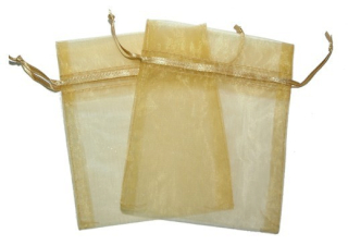 30x Sachets Organza - Or